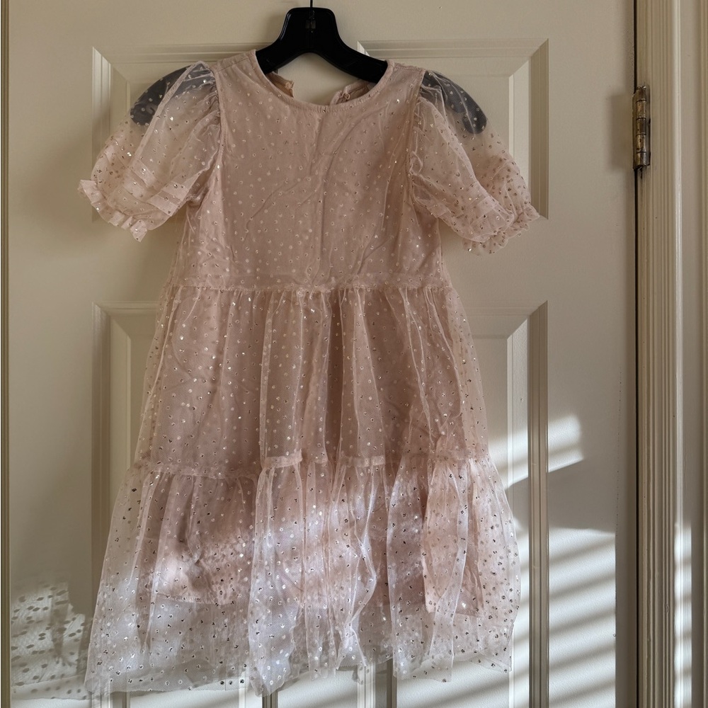 Zara Light Pink Kids Formal Dress